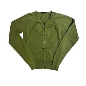 Jacob Y2K Green Button-Up Women's Cardigan